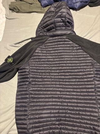 Stone Island Piumino Leggero Grigio/Nero