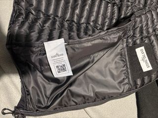 Stone Island Piumino Leggero Grigio/Nero