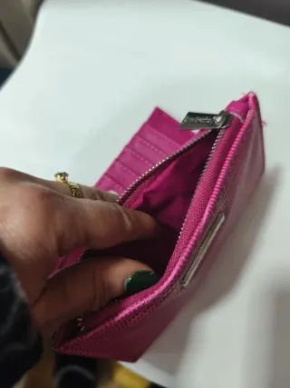 Cartera Stradivarius rosa