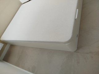 Canapé abatible Flex madera blanco 135x190