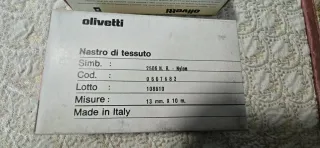 Nastro Olivetti tessuto per macchina da scrivere