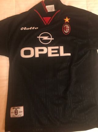 Camiseta AC Milan 97-98 Lotto Opel