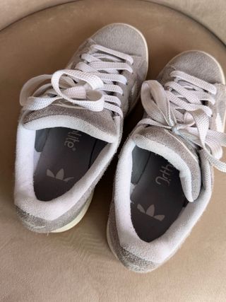 Adidas Campus Cinzentas Cinza e Branco