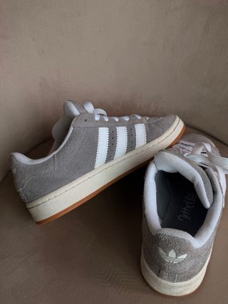 Adidas Campus Cinzentas Cinza e Branco