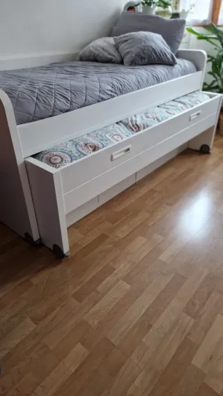 Cama nido con cajones de almacenaje