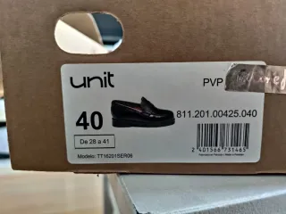 Mocasines El Corte Inglés Negro Talla 40