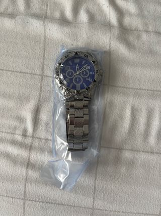 Reloj Geneva Azul y Plateado