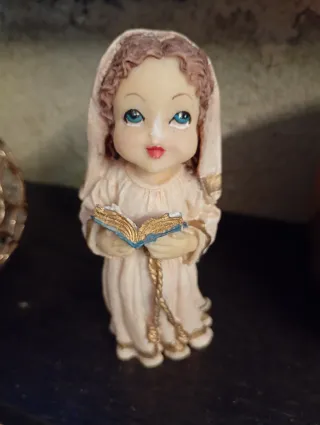 Lote de Figuras Comunión Antiguas Niña y Niño