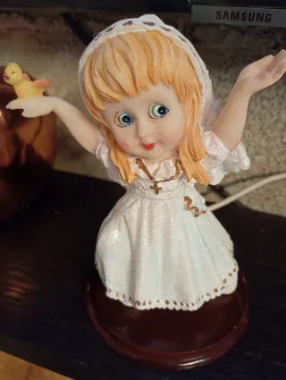 Lote de Figuras Comunión Antiguas Niña y Niño