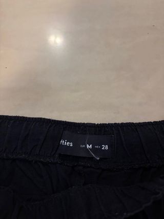 Pantalones anchos negros