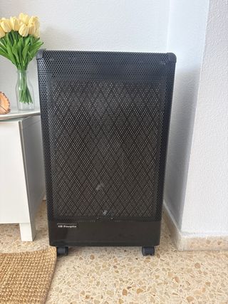 Estufa de gas Orbegozo negra