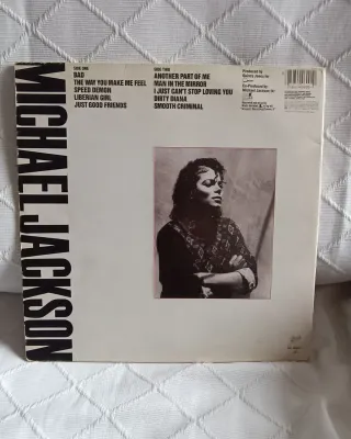 Michael Jackson Bad Vinilo Gatefold