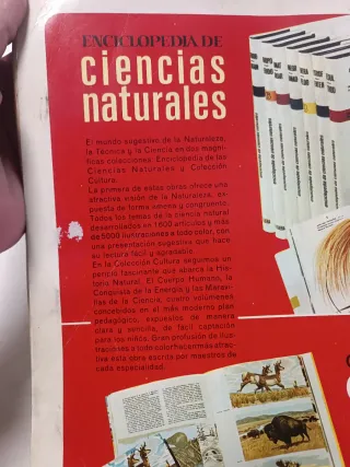 Álbum Historia Natural Cromos 1967 completo.