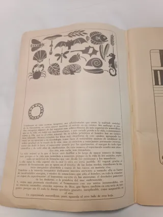 Álbum Historia Natural Cromos 1967 completo.