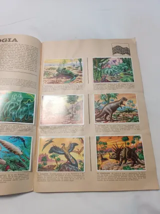 Álbum Historia Natural Cromos 1967 completo.