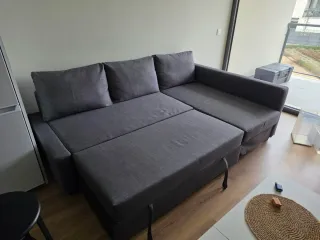 Sofá Chaise Longue IKEA FRIHETEN Gris