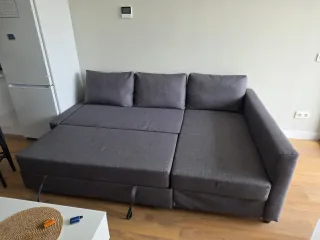 Sofá Chaise Longue IKEA FRIHETEN Gris