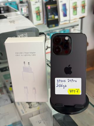 iPhone 14 Pro 256GB Negro/Gris impicable