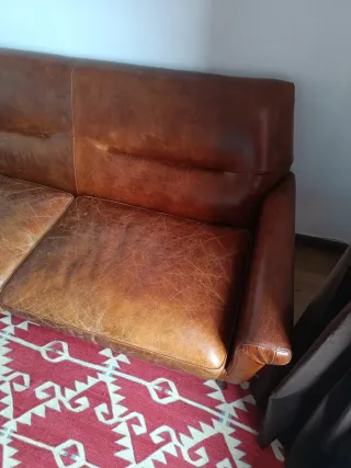 Venta en Madrid - Sofá de Piel Maison du Monde