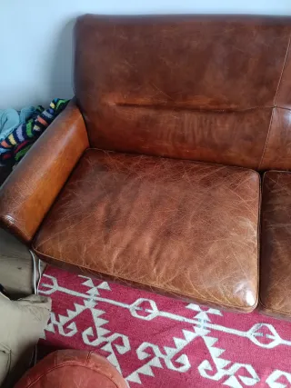 Venta en Madrid - Sofá de Piel Maison du Monde