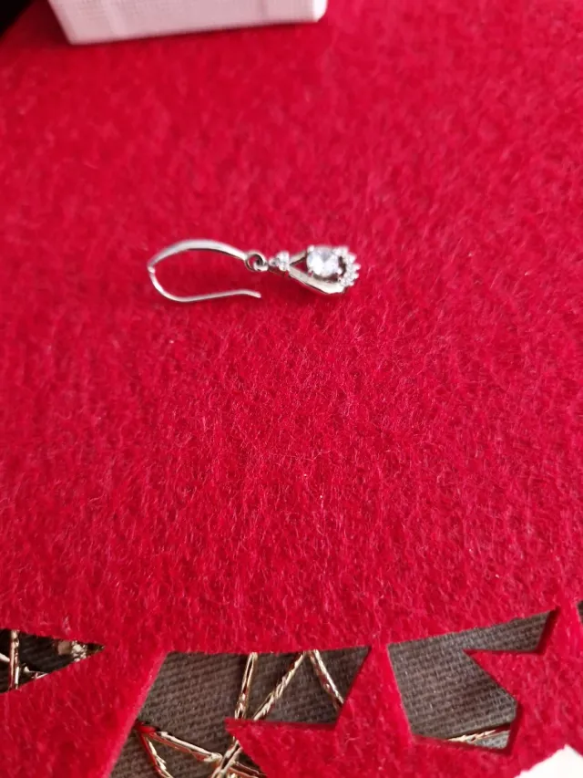 Pendientes Plata y Circonitas Finos