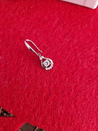 Pendientes Plata y Circonitas Finos