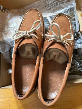 Zapatos náuticos Timberland camel