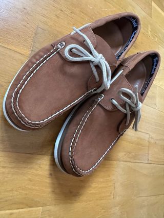 Zapatos náuticos Timberland camel