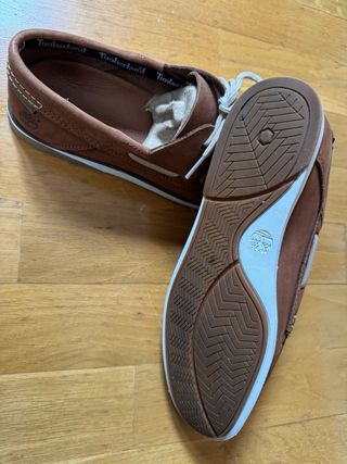 Zapatos náuticos Timberland camel