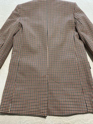 Americana Zara Cuadros Talla S/M