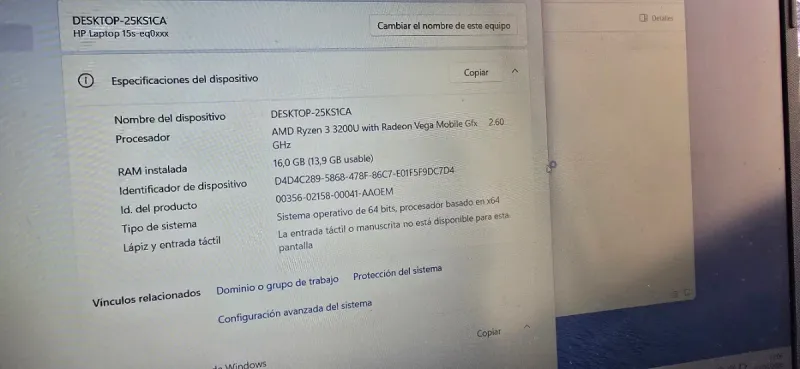 HP 15s-fq1115ns Ryzen afbeelding 4
