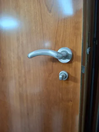 Puerta interior madera de cerezo