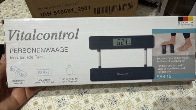 Báscula Vitalcontrol SPS 15 plegable