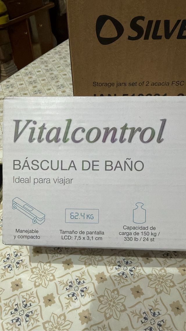 Báscula Vitalcontrol SPS 15 plegable