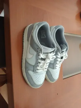 Zapatillas Nike Talla 38 Gris/Blanco