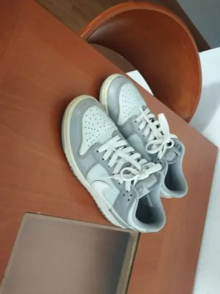 Zapatillas Nike Talla 38 Gris/Blanco