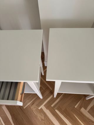 Mesitas de Noche Ikea Hemnes Blancas (2)