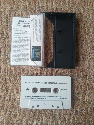 Juego ZX Spectrum Basil Detective Erbe