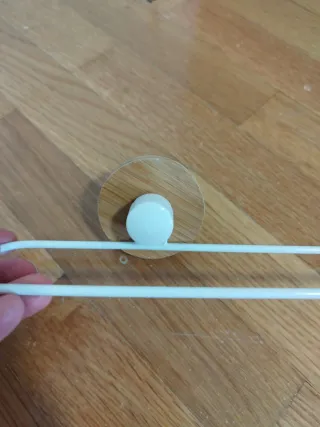 Toallero y porta rollos de papel higiénico ventosa