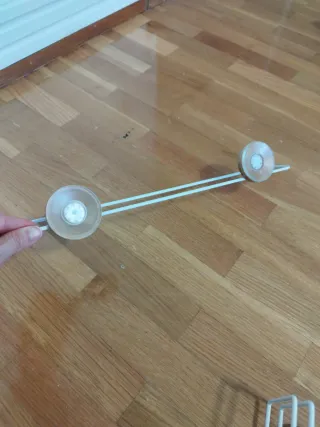 Toallero y porta rollos de papel higiénico ventosa