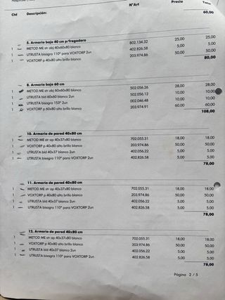 Cocina Ikea Blanca Completa con Electrodomésticos