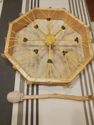Tambor chamánico artesanal