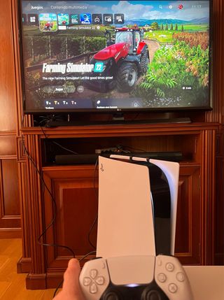 PS5 con lector + mando DualSense + juegos PERFECTA