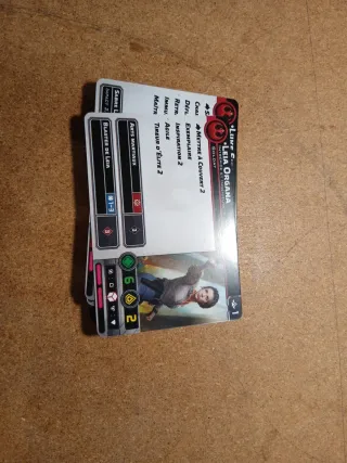 Star Wars Legion Cartas Héroes Rebelión