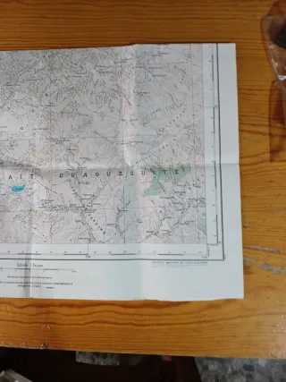 Mapa de Montañismo Jbel Toubkal Marruecos 1:50.000