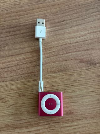 iPod Shuffle 2 rosa con cable USB