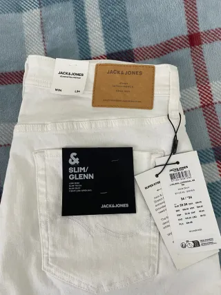 Jeans Jack e Jones nuovo bianco taglia 50 italian