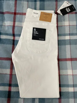 Jeans Jack e Jones nuovo bianco taglia 50 italian