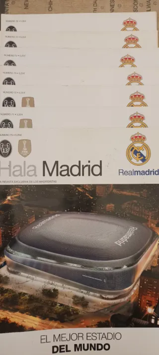 12 Revista del Real Madrid del 70 al 76y 64 al 69