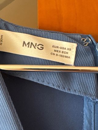 Mono Mango Talla XS Azul